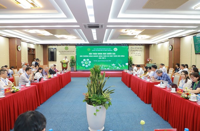 Hội thảo khoa học quốc gia môi trường nông nghiệp nông thôn và phát triển bền vững lần 3 được tổ chức tại Học viện nông nghiệp Việt Nam
