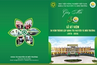 Thư mời các thế hệ giảng viên, người lao động, cựu sinh viên, học viên, nghiên cứu sinh về dự Lễ Kỷ niệm 50 năm ngày thành lập Khoa Tài nguyên và Môi trường