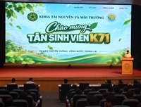 Gặp mặt tân sinh viên K71 khoa Tài nguyên và Môi trường Chào đón hành trình mới, kết nối để trưởng thành