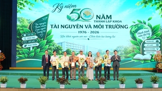Thư cám ơn nhân dịp lễ kỷ niệm 50 năm thành lập Khoa Tài nguyên và Môi trường 1976 - 2026