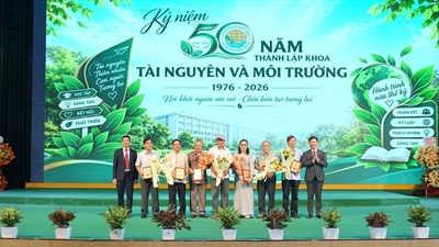 Thư cám ơn nhân dịp lễ kỷ niệm 50 năm thành lập Khoa Tài nguyên và Môi trường 1976 - 2026