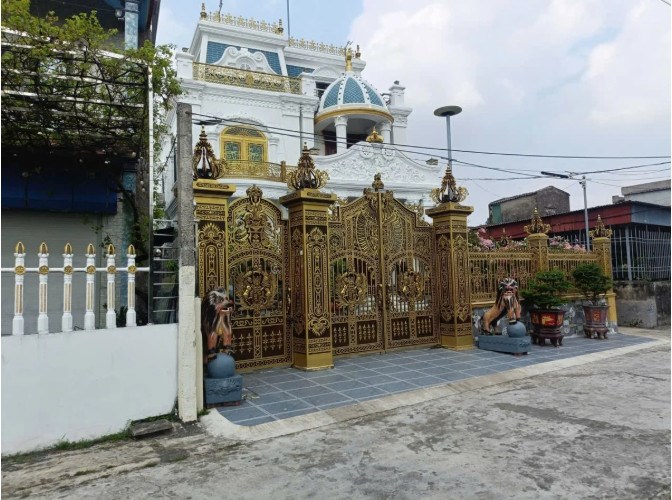 Nhà ở khang trang tại xã Bắc Tiên Hưng, tỉnh Hưng Yên, cho thấy sự đổi thay trong diện mạo nông thôn. Ảnh: Mai Đan.
