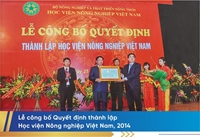 Dấu ấn 70 năm - Những chặng đường phát triển của Học viện Nông nghiệp Việt Nam