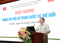 Đảng ủy Học viện Nông nghiệp Việt Nam tổ chức Hội nghị thông tin tình hình thời sự trong nước và thế giới