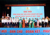 Ban Chấp hành công đoàn Học viện Nông nghiệp Việt Nam khóa XXXIII