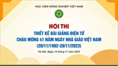 HƯỚNG TỚI VÒNG CHUNG KẾT CUỘC THI “THIẾT KẾ BÀI GIẢNG TRỰC TUYẾN NĂM HỌC 2023-2024”