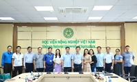 Công đoàn Nông nghiệp và Phát triển nông thôn Việt Nam thăm và làm việc tại Học viện Nông nghiệp Việt Nam