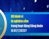 08 hành vi bị nghiêm cấm trong hoạt động Công đoàn từ 01 7 2025