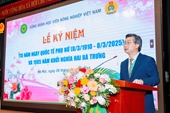 Công đoàn Học viện Nông nghiệp Việt Nam tổ chức Lễ mít tinh kỷ niệm 115 năm ngày Quốc tế Phụ nữ 8-3