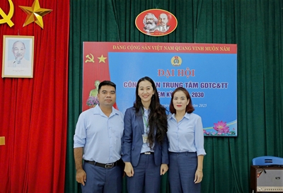 ĐẠI HỘI CÔNG ĐOÀN TRUNG TÂM GDTC TT NHIỆM KỲ 2025 – 2030 “ĐỔI MỚI, DÂN CHỦ, ĐOÀN KẾT, HỘI NHẬP VÀ PHÁT TRIỂN