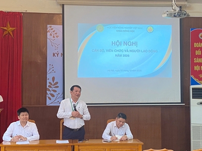 Khoa Nông học tổ chức Hội nghị Cán bộ, viên chức và người lao động năm 2025