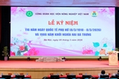 Lễ mít tinh kỷ niệm 116 năm Ngày Quốc tế Phụ nữ và 1986 năm Khởi nghĩa Hai Bà Trưng