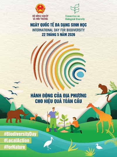 Hưởng ứng Ngày Quốc tế Đa dạng Sinh học 22 5 2026 chủ đề “Hành động của địa phương cho hiệu quả toàn cầu”