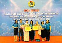 Hai điển hình tiên tiến thuộc Công đoàn Nông nghiệp và Môi trường Việt Nam được TLĐLĐVN biểu dương học tập và làm theo tư tưởng, đạo đức, phong cách Hồ Chí Minh