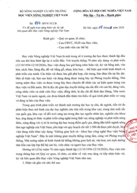 Thông báo về việc đề nghị trao tặng hiện vật, kỷ vật liên quan đến Học viện Nông nghiệp Việt Nam