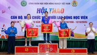 LẼ BẾ MẠC HỘI THAO HỌC VIỆN 2026 CHÀO MỪNG LỄ KỶ NIỆM 70 THÀNH LẬP HỌC VIỆN NÔNG NGHIỆP VIỆT NAM 1956-2026