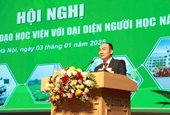 Hội nghị đối thoại giữa lãnh đạo Học viện với đại diện người học năm học 2024-2025