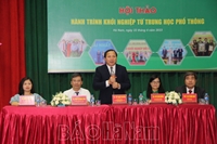 Học viện Nông nghiệp Việt Nam phối hợp tổ chức Hội thảo “Hành trình khởi nghiệp từ Trung học phổ thông” tại Hà Nam