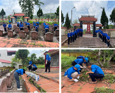 Chương trình tổng kết Chiến dịch Thanh niên tình nguyện hè năm 2024 tại xã Hương Sơn, huyện Lạng Giang, tỉnh Bắc Giang