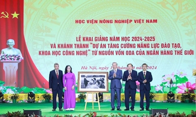 Lễ khai giảng năm học mới 2024-2025 và khánh thành “Dự án tăng cường năng lực đào tạo, khoa học công nghệ” từ nguồn vốn ODA của ngân hàng thế giới