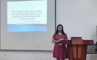 Seminar Một số đề xuất cho hướng nghiên cứu đối chiếu ngôn ngữ cho sinh viên ngành Ngôn ngữ Anh