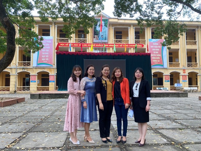 Giảng viên bộ môn Tâm lý và các thầy cô trường THPT Trần Phú – Vĩnh Phúc