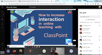Seminar “How to increase interaction in online teaching with Classpoint”