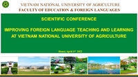 Hội thảo cấp Học viện “Nâng cao chất lượng dạy và học ngoại ngữ tại Học viện nông nghiệp Việt Nam”