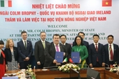 Tăng cường hợp tác về đào tạo và nghiên cứu khoa học với Ireland