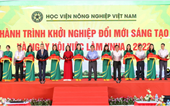Thủ tướng dự chương trình Hành trình khởi nghiệp đổi mới sáng tạo và ngày hội việc làm năm 2022 của Học viện Nông nghiệp