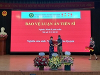 Lễ bảo vệ luận án Tiến sĩ cấp Học viện của nghiên cứu sinh Nguyễn Thị Thu Quỳnh