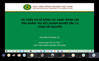 Seminar “Ảnh hưởng của chỉ số PCI đến phát triển doanh nghiệp vùng Tây Nguyên”