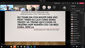 Sự tham gia của người dân vào phát triển du lịch cộng đồng trước và trong dịch COVID-19 trường hợp nghiên cứu tại Mộc Châu, Sơn La