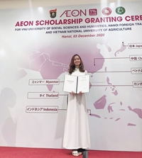 Lừ Thị Thu - Nữ sinh ngành Kinh tế nông nghiệp chất lượng cao đam mê học tập và săn học bổng