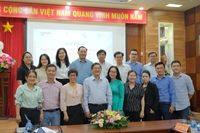 Nhóm NCM Liên kết kinh tế và Phát triển thị trường chia sẻ kết quả nghiên cứu về thực trạng quản lý phân bùn FSM và đề xuất cấu trúc chi phí dịch vụ FSM tại thành phố Bến Tre