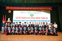 Lễ Bế giảng và trao Bằng tốt nghiệp Thạc sĩ khóa 28 đợt 2 của Khoa Kinh tế  PTNT