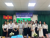 Bảo vệ khóa luận tốt nghiệp đợt 1 học kỳ 2 năm học 2024 - 2025