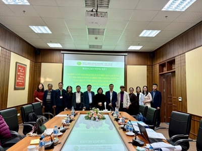 Nghiệm thu cấp cơ sở nhiệm vụ “Nghiên cứu giải pháp quản lý hiệu quả chất thải và phụ phẩm nông nghiệp theo hướng kinh tế tuần hoàn vùng đồng bằng sông Hồng trên cơ sở triển khai tại tỉnh Hải Dương”