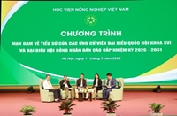 Học viện Nông nghiệp Việt Nam tổ chức chương trình mạn đàm về tiểu sử của các ứng cử viên đại biểu Quốc hội khóa XVI và đại biểu Hội đồng nhân dân các cấp nhiệm kỳ 2026-2031