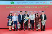Bảo vệ luận án tiến sĩ cấp học viện cho nghiên cứu sinh Đặng Thành Thức