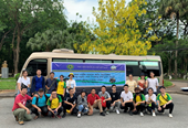 SINH VIÊN KHOA MÔI TRƯỜNG, HỌC VIỆN NÔNG NGHIỆP VIỆT NAM GÓP PHẦN BẢO VỆ MÔI TRƯỜNG BIỂN