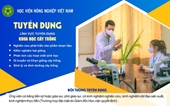 Thông báo tuyển dụng nhân sự