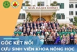 Góc kết nối cựu sinh viên khoa Nông học