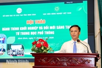 Hội thảo Hành trình khởi nghiệp và Đổi mới sáng tạo từ THPT năm 2026