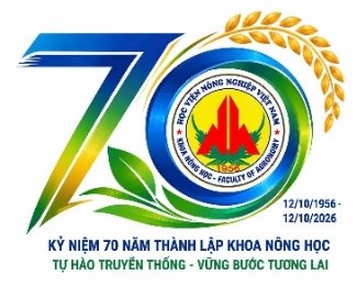 Biểu trưng 70 năm Khoa Nông học