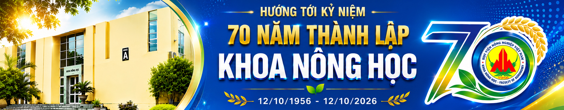 Khoa Nông học - Kỷ niệm 70 năm thành lập