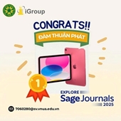 Sinh viên Học viện Nông nghiệp Việt Nam đạt giải nhất chương trình “KHÁM PHÁ SAGE JOURNALS 2025”