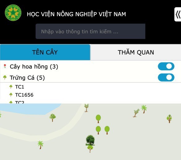 phần mềm quản lý cây xanh