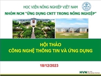 Hội thảo “Công nghệ thông tin và ứng dụng”