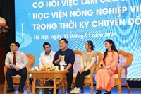 Tọa đàm “Cơ hội việc làm của sinh viên Học viện Nông nghiệp Việt Nam trong thời kỳ chuyển đổi số”